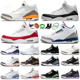 Dames Heren Jumpman 3 3s Heren Basketbalschoenen Black Cat Mocha Blue Wolf Cool Grey Jump 6 6s Jade Horizon Bluebird the Racer Wit X