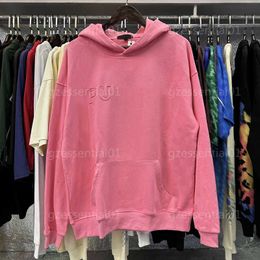 Para mujer para hombre púrpura marca con capucha sudaderas con capucha de diseño para hombres de alta calidad de manga larga con capucha tapas del mismo color letras bordadas deporte al aire libre rosa con capucha ropa de pareja