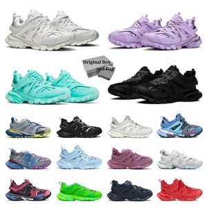 Balencaigas Shoes Balenciaga Track Runners 3 Balanciaga Belenciaga Dress Shoes Woman Pink All Black White Blue Colorful【code ：L】Platform Mens Womens Trainers Designer Sneakers