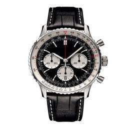 Womens Mens vintage 46 mm montres numéro de haute qualité Cé pense multiple reloj Navitimer Designer Watch en cuir XB10 Montre Orologio