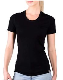 Dames merino wol korte mouw t -shirt basislaag 100% t -shirt usa size sxxl 240410