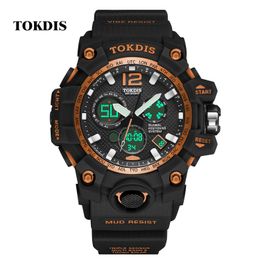 Reloj de moda militar para mujer, reloj de día completo resistente al agua de acero inoxidable multifuncional para hombre, Montre Relogio B4