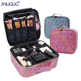 Mini bolsa de cosméticos para mujer, organizador de maquillaje profesional de alta calidad, caja de almacenamiento, marca de maquillaje, pinceles, maleta de manicura de belleza 240201