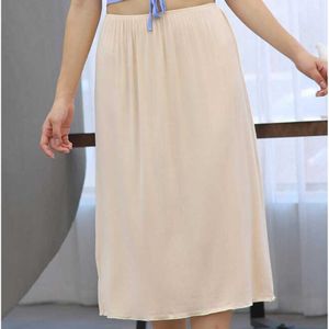 Womens Modal Half Slips Skirts Sexy Intimates Soft Underwear Petticoat Underdress Summer Loose Half Slips Petticoat Underskirts P230519