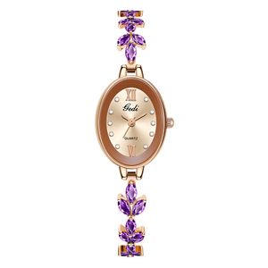 Damesmodem luxe horloges van hoge kwaliteit designer quartz-batterij ovaal 20 mm modehorloge