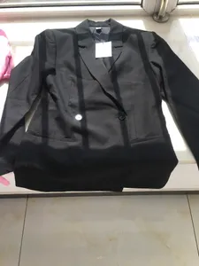 Fourre-tout * me pour femmes, Blazer de loisirs croisé avec un bouton, manteaux amples et confortables, nouvelle collection