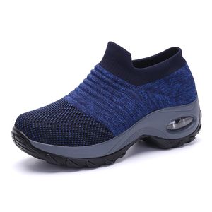 Chaussures de sport en plein air pour femmes bleu noir gris jaune violet baskets mode décontractée chaussures de course ventilées