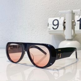 Lunettes de soleil à monture ovale pour femmes, monture surdimensionnée à la mode, lunettes résistantes aux UV400, lunettes de soleil de styliste, plusieurs couleurs disponibles avec boîte PERI011F