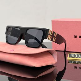 Gafas de sol de gran tamaño Gafas de sol de diseñador para mujeres letras huecas anteojos marco completo de sol lujo lente cuadrada polarizada gafas de verano