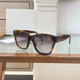 Lunettes de soleil rectangulaires surdimensionnées pour femmes lunettes de luxe pour les yeux de chat lentilles changeantes de couleur de haute qualité avec boîte d'emballage d'origine de haut niveau CL40253