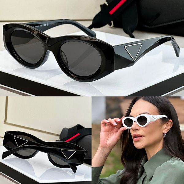 Gafas de sol para mujer P para el hogar SPR20, gafas de fiesta de diseñador para mujer, estilo de escenario, alta calidad, moda, línea tridimensional cóncava-convexa, marco de espejo para hombre, vidrio PR 20