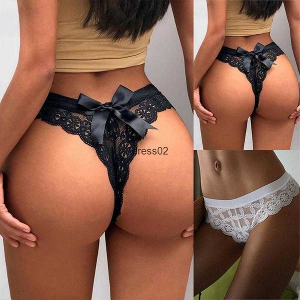 Femmes Culottes Strings Sexy Lingerie Femme Papillon Taille Basse Érotique Sous-Vêtements Transparents Dames Mémoires Lingere Culotte Femmes