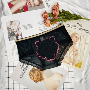 Femmes culottes sous-vêtements motif d'animaux de mode avec des lettres sur le dos 2021 arrivée filles sexy slips en maille boxeurs pour femmes Summ224r