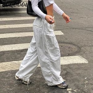 Damesbroeken capris hippie y2k cargo vrouwen lage taille zweten