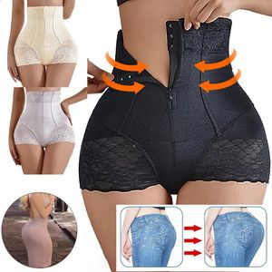 Womens Broek Capri Tummy Controle Slipje Vrouwen Rits Body Shaper Hoge Taille Naadloze Shapewear Postpartum 231116