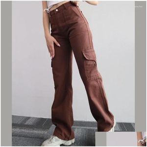 Pantalon pour femmes capris pantalon baggy de style vintage