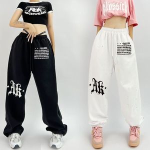 Pantalon pour femme Capris Vintage Y2K Pantalon de survêtement Femme Harajuku Hip Hop Streetwear Gothique Lettre Imprimer Jogging Pantalon de survêtement Oversize Hippie Pantalon de sport 230720