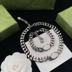 Dames hanger ketting set ontwerper kettingen armbanden heren sier sieraden tijger roestvrij staal mode kettingen G armband 237102D