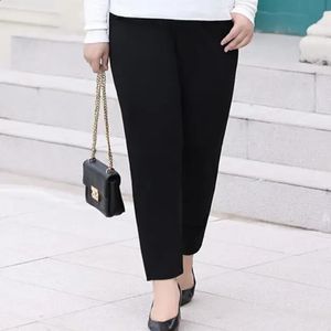 Pantalon grande taille pour femme, leggings d'exercices avec poches, pantalon de survêtement noir, taille haute, pantalon de travail, 240130