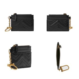 Portefeuille à fermeture éclair pour femmes luxurys concepteur porte-carte zippy bourse clés clés cartes de mode coins monnaie en cuir poche portefeuille mini-sacs à sac à main porte-sacs avec boîte