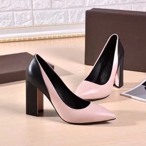 Dames pumps archight cherie pomp dames kleding schoenen luxe ontwerper sandalen hoge hakken puntige tenen 9,5 cm enkel kettingband slides dame stiletto 17