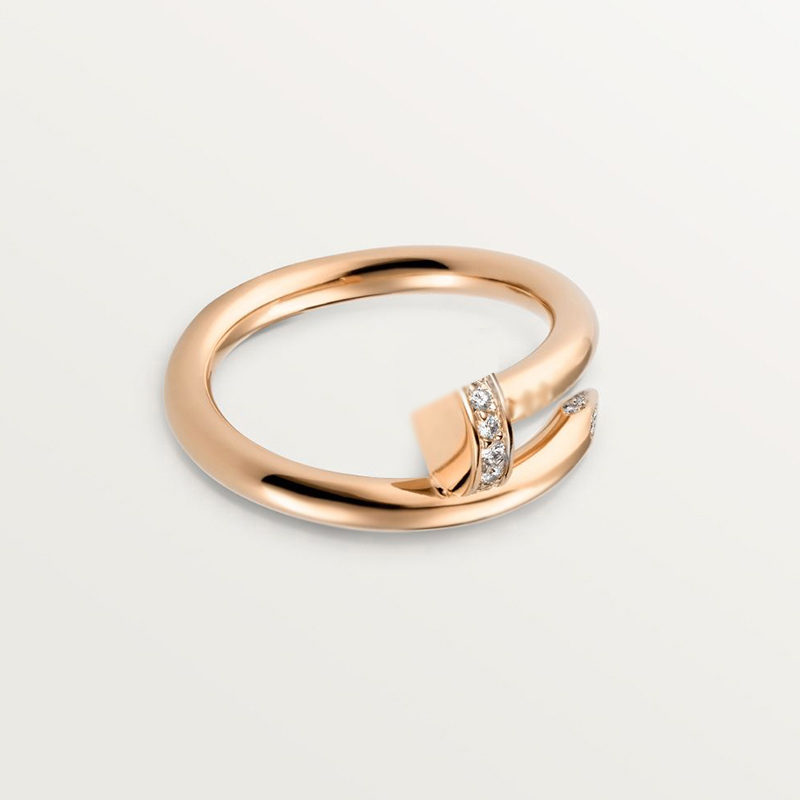 damesringen designer liefhebbers ring Luxe sieraden maat 6-11 Titaniumlegering Vergulde diamant Ambachtelijke mode-accessoires Never FadeDiamonds liefdesringen