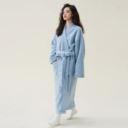 Womens Robe Herfst En Winter Coral Veet Verdikte Beautif Heren Nachtjapon Uitgebreide Badjas Paar Pyjama Drop Delivery Otxnr