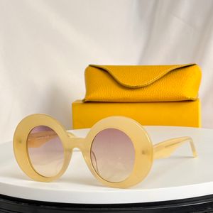 Lunettes de soleil rondes beiges pour femmes Lunettes de soleil dégradées bleues Gafas de sol Lunettes de soleil de créateur Shades Occhiali da sole UV400 Lunettes de protection