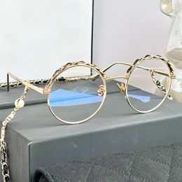 Gafas de sol de diseñador redonda de mujeres lentes amarillas 2205 con caja para china ovalada gafas de sol de moda clásica gafas retro unisex anti-uV400