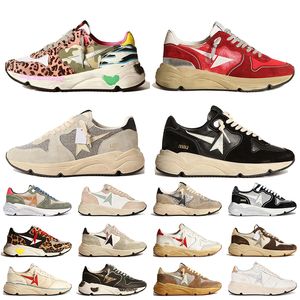 Womens Running Sneaker Designer Casual Schoenen Lage Vintage Zwart Wit Zilver Ivoor Heren Luxe Mode Lopers Trainers Big Size 36-46