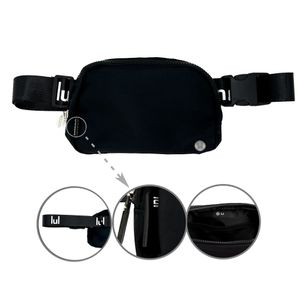 Spiegelkwaliteit nylon taille lulu overal riemtas Fanny Pack dames lu grote taille luxe luxurys tote bum borst yoga tas
