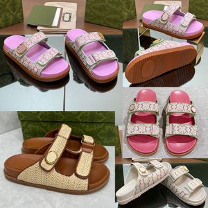 Dames sandaal met dubbele sandalen 780066 Designer Purple en Green Crystal Canvas Sandals Flat Sandals Lido Sporty Touch Dlides Delicate Sandal 35 42