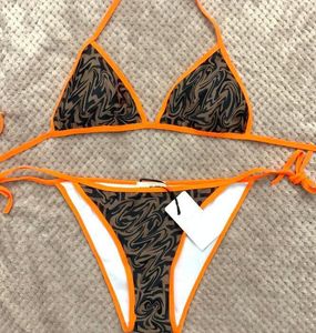 Dames sexy bikini zwempak sets zomerkanjes zwempakken dame badpakken zwempak slijtage strand vrouw meisjes f letters luxe ontwerper badkleding