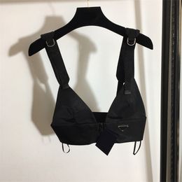 Femmes sexy designer denim débardeurs femme lettre camis soutiens-gorge chemisier bleu noir jarretelle gilet moto soutien-gorge réglable sous-vêtements vêtements de luxe