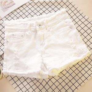 Dames sexy jeans shorts shorts zomer buitje mini denim korte dames casual Jean White Black feminino S-3XL 240418
