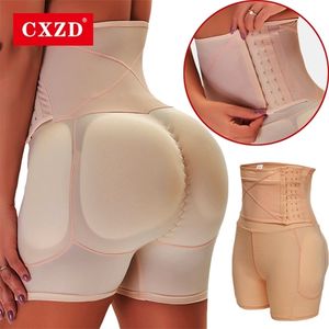 Dameshapers cxzd hoge taille taille trainer shapewear body buik shaper nep kont lifter booties heup pads enhancer booty 220919