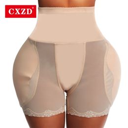 Moldeadores para mujer CXZD Mujeres Butt Lifter Fajas Cintura Control de la panza Ropa interior del cuerpo Shaper Pad Bragas Nalgas falsas Lencería de encaje sexy 220919