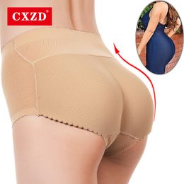 Femmes Shapers CXZD femmes rembourré bout à bout culotte corps faux hanche Shapwear sous-vêtements slips grande taille 221130