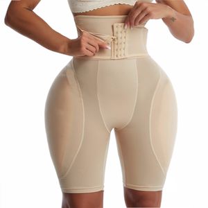 Womens Shapers High Waist Trainer Body Shaper Padded Panty Buttock Booty Hip Enhancer Butt Shapers Naadloze Lift Up Butt Lifter Controle Slipje 230707