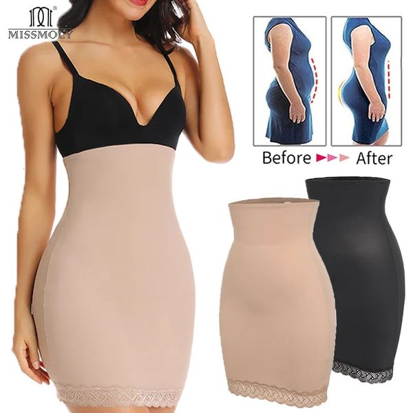 Femmes Shapers taille haute contrôle du ventre glisse femme sans couture minceur demi-slip sous-vêtements body gainant Shaper sous-robe 231025