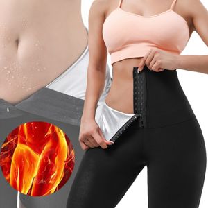 Femmes Shapers Sauna Leggings pour femmes Pantalons de survêtement Taille haute Compression Minceur Thermo Workout Formation Capris Body Shaper 221130