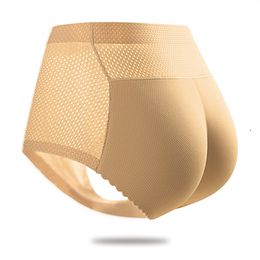 Womens Shapers Naadloze Body Sculpting Hip Broek Sexy Butt Lift Slipje Fake Ass Mooie Perzik Artefact Shapewear 230620