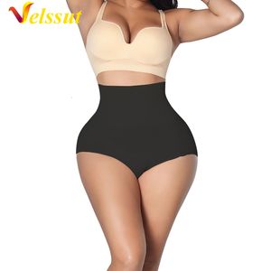 Womens Shapers Velssut Women Faja Colombianas Shapewear slipje Lower Belly Tummy Control Shorts Taille Trainer Body Shaper High 221130