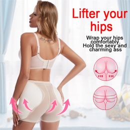 Femmes Shapers Femmes Éponge Rembourré Culotte Push Up Bout À Bout Faux Cul Slip Sexy Hip Enhancer Bodyshorts Contrôle Sous-Vêtements Coussinets Fesses 230905