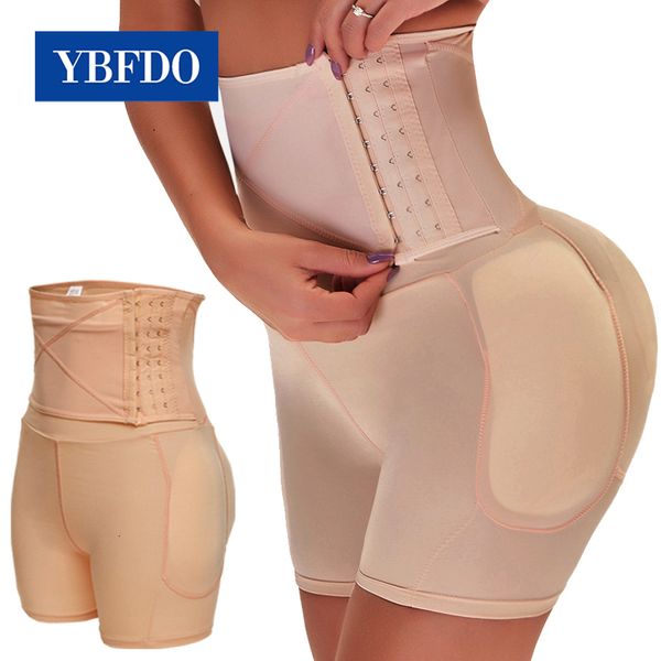 Femmes Shapers YBFDO Underpant Sexy Butt Lifter Shapewear Taille Mince Formateur Femmes Robe Sous-Vêtements Body Shaper Rembourré Faux Fesses Hip Enhancer 230327