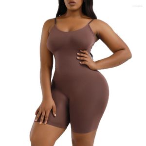 Dames Shapewear Borstlift taille korset Dijlift dames gotische stijl dames straat sexy leggings Effen kleur jumpsuit zwart bruin natuurlijke kleur dames korset S-4XL