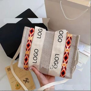 Comprador para mujer Moda Totes Bolsas Bolsa de hombro Mujeres Lienzo Woody Tote Bolsos Monederos Pequeño Mediano Grande Bolso de alta calidad Bolsas de lona