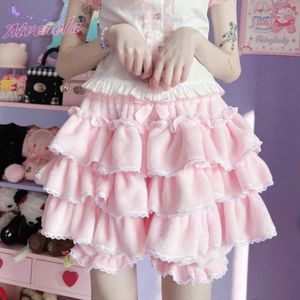 Shorts pour femmes Harajuku Loli Sweet Girls Pantalons Lolita Soft Girl Knickerbockers Cake Jupes Afc1831 230424