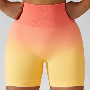 Pantalones cortos para mujer Summer Alphale High Waist Ombre Short Pants 230601