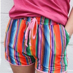Shorts pour femmes été décontracté lâche taille élastique cordon plage confortable pantalon court avec poches SXXL 230404